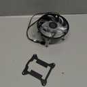 Cooler Master i70C LGA1700 ARGB Intel Low-Profile CPU Air Cooler, Anodized Black Aluminum Fins, Copper Insert Base, 95W TDP CPU Support, 120mm ARGB 3-Pin Fan for Intel LGA1700 For Desktop