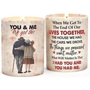 Lavender Candle - Romantic Gifts for Her, Him, Women, Men, Wife, Girlfriend, Boyfriend, Husband - Couples Gift for Anniversary, Christmas, Valentines Day Gifts & More - Stocking Stuffer for Women Men