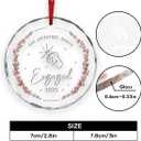 Jesuspirit Friends Christmas Ornaments 2025, Friendship Gifts for Women Friends, Ornament for Christmas Tree, Sister Gifts Ornament (Our Adventure Awaits Engaged 2025)