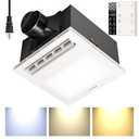 VIVOHOME Bathroom Exhaust Fan with Light, 160CFM Humidity Sensor & 3CCT LED