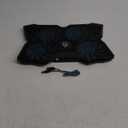 KLIM Wind Laptop Cooling Pad - More Than 500 000 Units Sold - New Version - The Most Powerful Rapid Action Cooling Fan - Laptop Stand with 4 Cooling Fans at 1200 RPM - USB Fan - PS5 PS4 - Cyan (Turquoise)