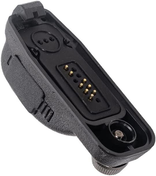 Audio Adapter with 2 Pin Plug for Motorola MTP850 MOTOTRBO XPR 6550 6350 XPR7550 7550e 75807380 7350 APX900 Walkie Talkie 2 Way Radio