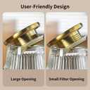 2 PACK Glass Pitcher with Lid and Spout,68 oz/2 Liter Vertical Stripes Water Pitcher for Fridge, Clear Borosilicate Glass Water Carafe for Cold Brew, Coffee, Lemonade, Sun Tea,Heat Resistant (2L- New Design)