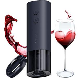 HOTO Electric Wine Opener, Automatic Bottle Opener with Foil Cutter, Uncorks 170+ Bottles, 10s Instant Opening, Battery Operated Corkscrew Wine Opener, Perfect Ideal for Wine Lover Wedding Party Home