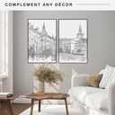 MCS Original Poster Frame 22.375x34 Black Lightweight Vertical & Horizontal Wall Hanging Large Picture Frame for Posters, Art Prints & Gallery Wall (2-Pack)