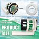 Toilet Flush Valve Replacement Parts for One-Piece Toilets 3 Inch Flush Hole,Compatible with Toto THU Series Toilet Tank, IncludesRepair Kit with two Silicone Gaskets,Repair Kit, Easy Install