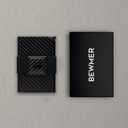 BEWMER 3 Shielded Credit Card Wallet for Men & Women | Men's Ultra Slim Wallet with Money Clip | Anti-cloning Protection Rfid Wallet For Men | Document, Pass and Credit Card Holder Minimalist Wallet