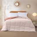 Modern Threads Down Alternative Reversible Comforter Dark Rose/Pink Twin