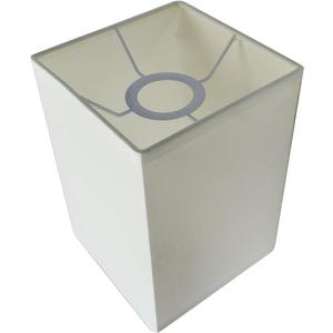 MY MIRONEY 5.51" x 5.51" x 7.87" Square Lampshades Beige Linen Lamp Shades Modern Style Lampshade Cover Replacement for Floor Lamp, Table Lamp, Bedside Lamp