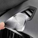 Car Center Console Panel Trim AC Vent Air Conditioner Sticker Decal fits for Volvo xc60 2018 2019 2020 2021 2022 2023 2024 2025 2026 Accessories (Black, Dashboard Vent Mask)