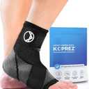Koprez Plantar Fasciitis Sleeve - Plantar Fasciitis Relief, Plantar Fasciitis Socks, Ankle Compression Sleeve, Ankle Support for Women, Plantar Fasciitis Brace, Ankle Sleeve, Ankle Support Men XXX-Large