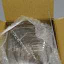 Amazing Abby - Inspire - 4-Tier Acrylic Hair Accessories Organizer with Lid, Plastic Jewelry Holder, Rotating Makeup Accessories Container, Beauty Supply Storage, Clear, Square (4.5" x 4.5")