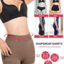 Butt Lifting Panties, Tummy Control Shapewear for Women Compression Underwear Short Lace Butt Lifter Shapewear (Brown, XL)