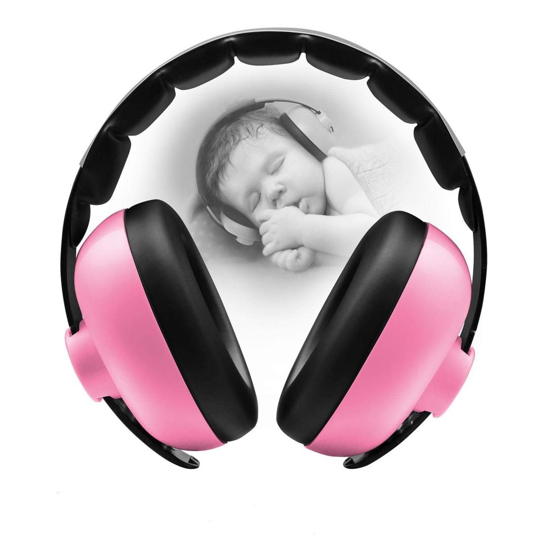 Baby Headphones Noise Cancelling Headphones for Babies for 3 Months to 3 Years (Pink)