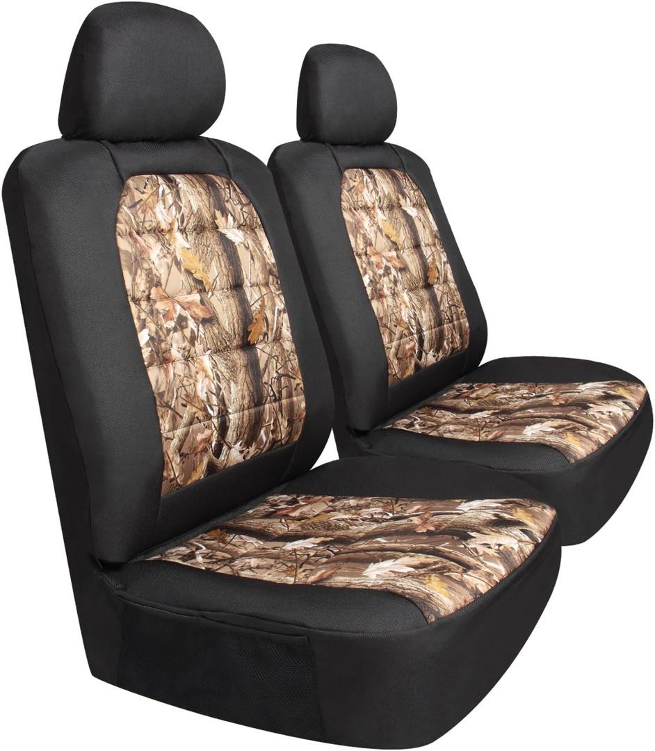 Pilot Automotive SC-5025E Black 10-Piece Camo Mesh Seat Cover