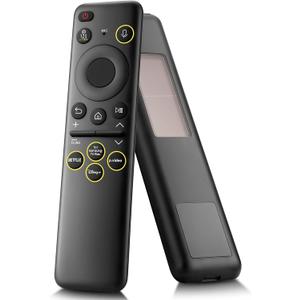 Replacement for Samsung-TV-Remote-Control,BN59-01432A Rechargeable-Voice-Remote Compatible Samsung Frame Crystal Solar UHD Neo QLED OLED Serie Smart TVs
