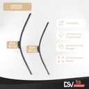 OEM Quality Windshield Wiper Blades, 26 and 16 DSV Standard Car Wiper Blades With Universal U/J Hook Only, Automotive Replacement Wiper Blades for my Car, Water Repellency Wiper Blade, Pack of 2