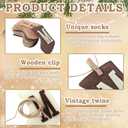 Merry Christmas Burlap Banner, 8.5 ft Sock Shaped Christmas Decoration, Rustic Banner Garland Bunting with Clips for Mantle Fireplace Xmas Party Holiday Indoor Outdoor Hanging Decorations