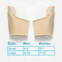 Bunion Corrector Relief Sleeve, 2 Pairs Gel Bunion Corrector for Men & Women,Bunion Corrector Socks,Comfortable & Breathable for Day/Night Support (Black+Skin)