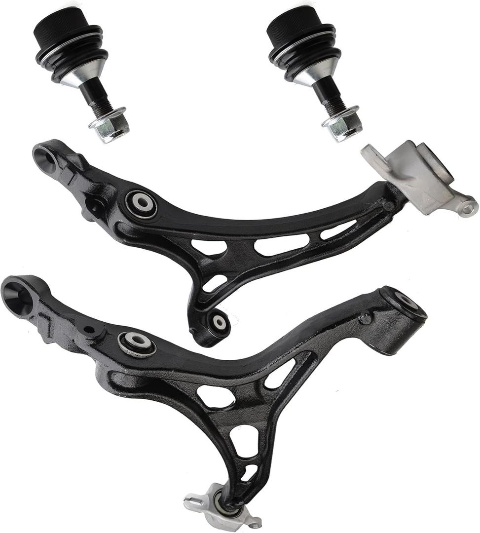 Front Lower Control Arm + Lower Ball Joint FITS for Dodge Durango 2011-15, for Jeep Grand Cherokee 2011-15, K642830 K642831 K500372 Front Suspension Lower Control Arm and Lower Ball Joint- 4pc Set