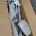 GADFISH Trailer Steps, Heavy Duty Boat Trailer Steps with 3 Steps, Boat Steps for Trailer, Boat Trailer Tongue Steps with Handle, Suitable for 4 x 4 inches Trailer Frame, Silver