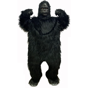Adult Gorilla Halloween Costume Men's Realistic Ferocious Chimpanzees Cosplay Suits