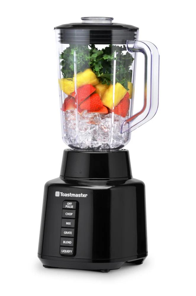 Toastmaster 350 Watt Blender with 48 oz BPA-Free Jar, Black