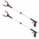 Grabber Reacher Tool, 32" Grabbers for Elderly, Lightweight Extra Long Handy Trash Claw Grabber, Mobility Aid Reaching Assist Tool for Trash Pick Up, Nabber, Litter Picker, Arm Extension (Orange3)