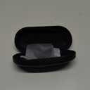 MyEyeglassCase - Large Sunglasses Case - Hard Glasses Case Holder w/Pouch & Cloth - Eyeglass Case Aviator Frames Men & Women