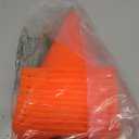 7 Inch Plastic Traffic Cones Sport Training Agility Marker Cone for Soccer, Skating, Football, Basketball, Indoor and Outdoor Games (Orange, 12 Pack)