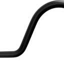 NearMoon Shower Extension Arm with Flange - S Shaped High Arc Gooseneck Long Shower Extender Pipe, Perfect for Rainfall Shower Head - Bathroom Accessory,16 Inch (Matte Black)