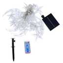 SOESFOUFU Moon and Star String Lights Led Solar Curtain Lights Energy-Saving for Bedroom