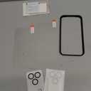 Mothca 2 Pack Matte Glass Screen Protector for iPhone 17 Pro [6.3 inch] + 2 Pack Camera Lens Protector, Anti-Glare & Anti-Fingerprint Tempered Glass (Not Privacy Film) Bubble Free, Smooth as Silk