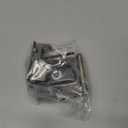 HOMOTEK Privacy Sliding Door Lock with Pull - Replace Old Or Damaged Pocket Door Locks Hardware Quickly and Easily, 2-3/4”x2-1/2”, for 1-3/8” Thickness Door, Antique Brass