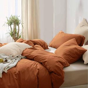 Dreamy Night Comfy Delights Queen Quilt Bedding Set of 3 Orange