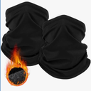 2 Pack Winter Neck Gaiter Warmer for Men&Women,Windproof Face Cover Fleece Face Mask Scarf for Cold Weather Sport