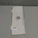 Meiliweser Silicone Faucet Mat for Kitchen Sink  Gen 3 10 Slope Splash Guard with Cuttable Hole  14 x 5.5 Drip Catcher & Sponge Holder for Kitchen, Bathroom (White)