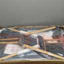 ANGELBLISS Baby Bassinet, Bedside Sleeper, Easy Folding Bedside Crib with Breathable & Washable Mattress Baby Bed, 6-Level Adjustable Portable Bassinets for Safe Co-Sleeping for Newborn Infant