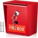1 Pcs Fire Box Fire Department Lock for Keys Weather Resistant Emergency Box with Keys for Home