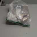 Abbylike 3 Pack 16" Round Cat Dog Bed Cushion Pad Mat Faux Rabbit Fur Pet Sleeping Mat with Small Ball Warm Plush Anti Slip Washable Cat Tree Tower Replacement Cushion Pad for Carrier Crate, White