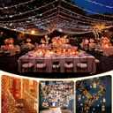 Brightown 2 Pack Solar Christmas String Lights Outdoor, Total 144Ft 400 LED Twinkle Fairy Lights Waterproof with 8 Modes Auto On/Off for Patio Tree Garden Party Home Wedding Decorations (Warm White)