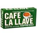Café La Llave Espresso, Fine Grind, 100% Pure Coffee, Dark Roast, Rich and Aromatic, 4, 10-Ounce Bricks