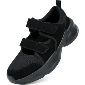 ORTOREX Women's Orthopedic Arch Support Sandals Diabetic Walking Shoes (11, Black)