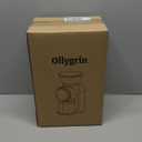 Ollygrin Conical Burr Coffee Grinder Electric, Compact Coffee Grinder for Home Use,Burr Mill Grinder with 30 Precise Grinding Sizes, Touch Panel, Removable Burr & Coffee Container, 2-12 Cups, Black