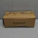 Zakkart Cat Perch for Window Sill with Bolster - Orthopedic Hammock Design with Premium Hardwood & Robust Metal Frame - Cat Window Seat for Large Cats and Kittens - Dark Stained Wood Gray Bed, 24''W