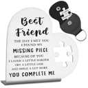 Best Friend Birthday Gifts for Women, Soul Sister Gifts for Women Best Friends, Soul Sister Plaque, Friendship Bff Bestie Gifts Decorative Signs GDW12