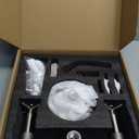 2 Handles Shower Faucet Set,Two Handle Shower Faucet Trim Kit with Rough-in Valve,Wall Mount,Brushed Nickel