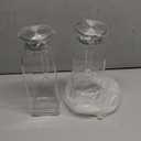 Netany 2 Pack 2.22 Liters/75 oz Square Glass Pitcher with Lid and Handle for Fridge, Iced Tea and Coffee Carafe Beverage Serveware, Heat Resistant Borosilicate Water Jug for Hot/Cold Drinks and Milk (68 oz Clear)