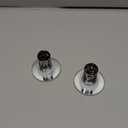 Hibbent 2 Pack 3 in 1 Bathroom Sink Drain Strainer, Universal Pop Up Stopper with Removable Stainless Steel Filter Basket Hair Catcher, Sink Plug for 1.1''~2.36'' Basin, Brass Bullet Core, Chrome