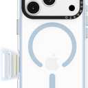 ORNARTO Air Case for iPhone 17 Pro Max Clear | Military-Grade Drop Protection | Camera Control Button | Compatible with MagSafe | Built-in Air Phone Cover - Light Blue